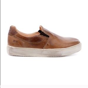 BED STU Organic Leather Slip On Sneaker   Rustic